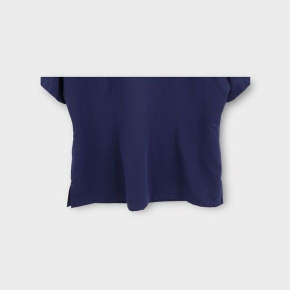 Figs Scrub Top Womens XL Blue Casma Pockets Medical - Picture 6 of 11